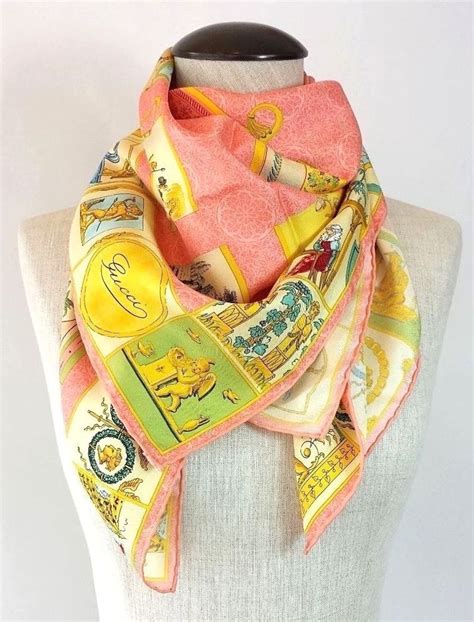 gucci teacup silk scarf|Gucci Pre.